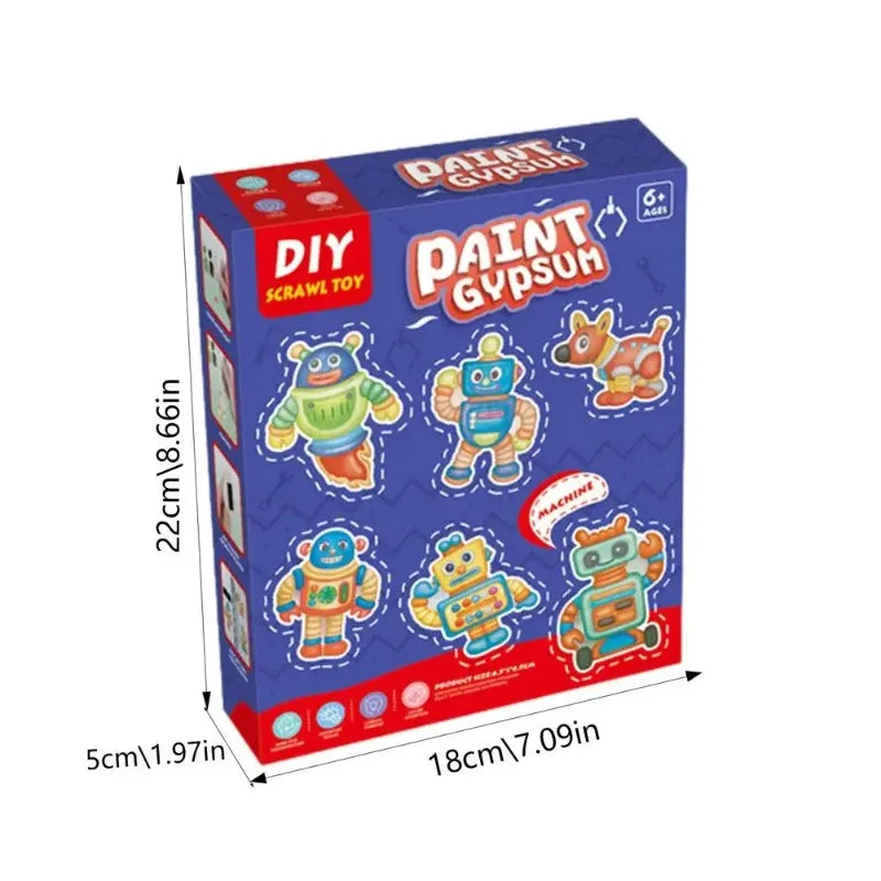 Mini Figure Paint Set for Kids | Educational Painting Kit