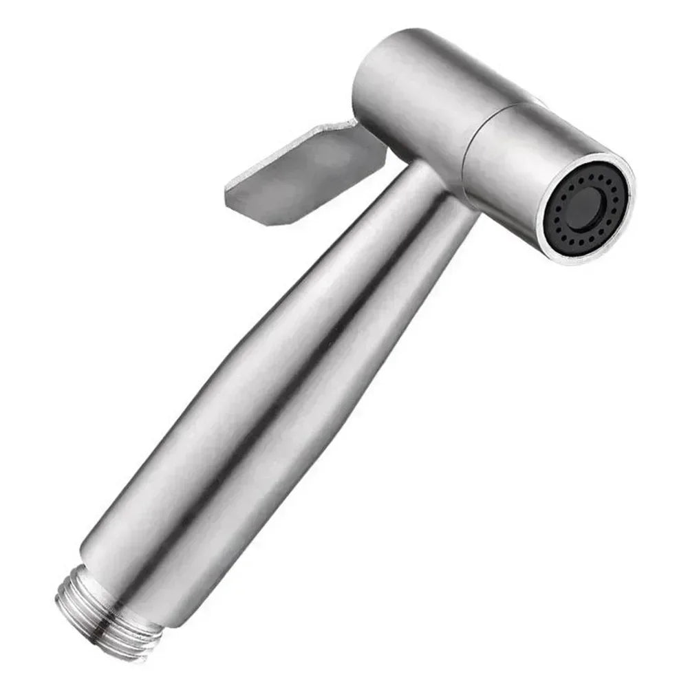 Stainless Steel Handheld Bidet Sprayer Set + Stretchable Hose