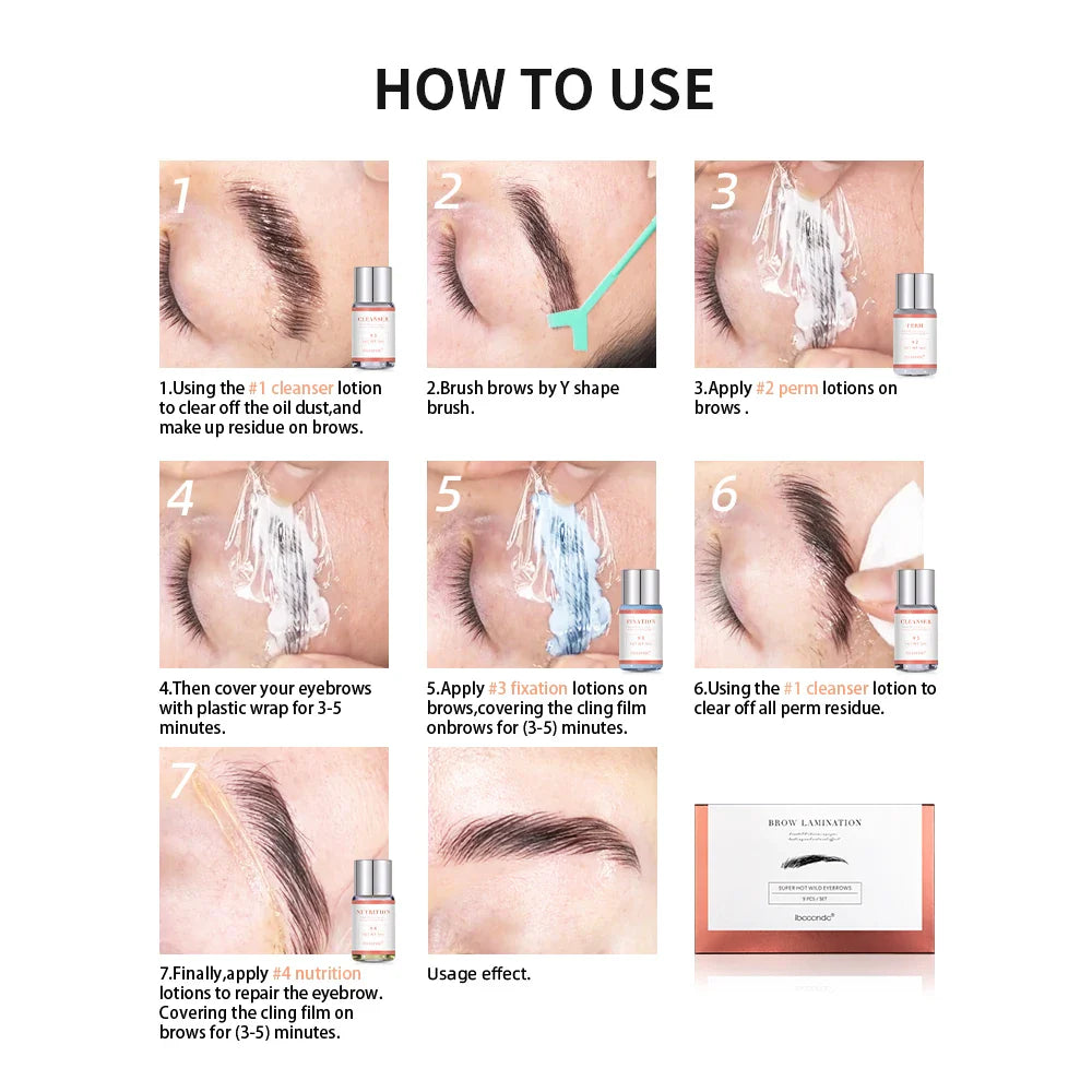 ibcccndc Brow Lamination Kit – DIY Eyebrow Lift & Shaping Set