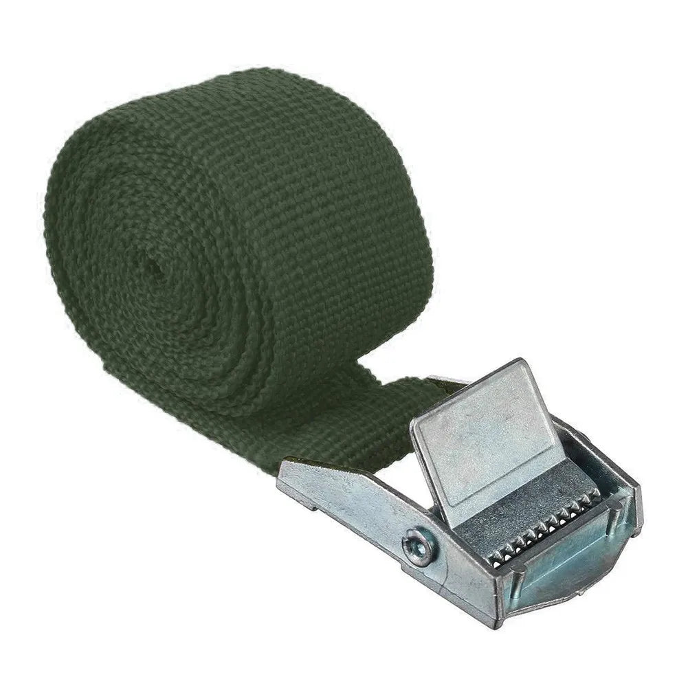 1M Lashing Strap W Buckle Nylon Quick Release Cargo Tie Down Luggage