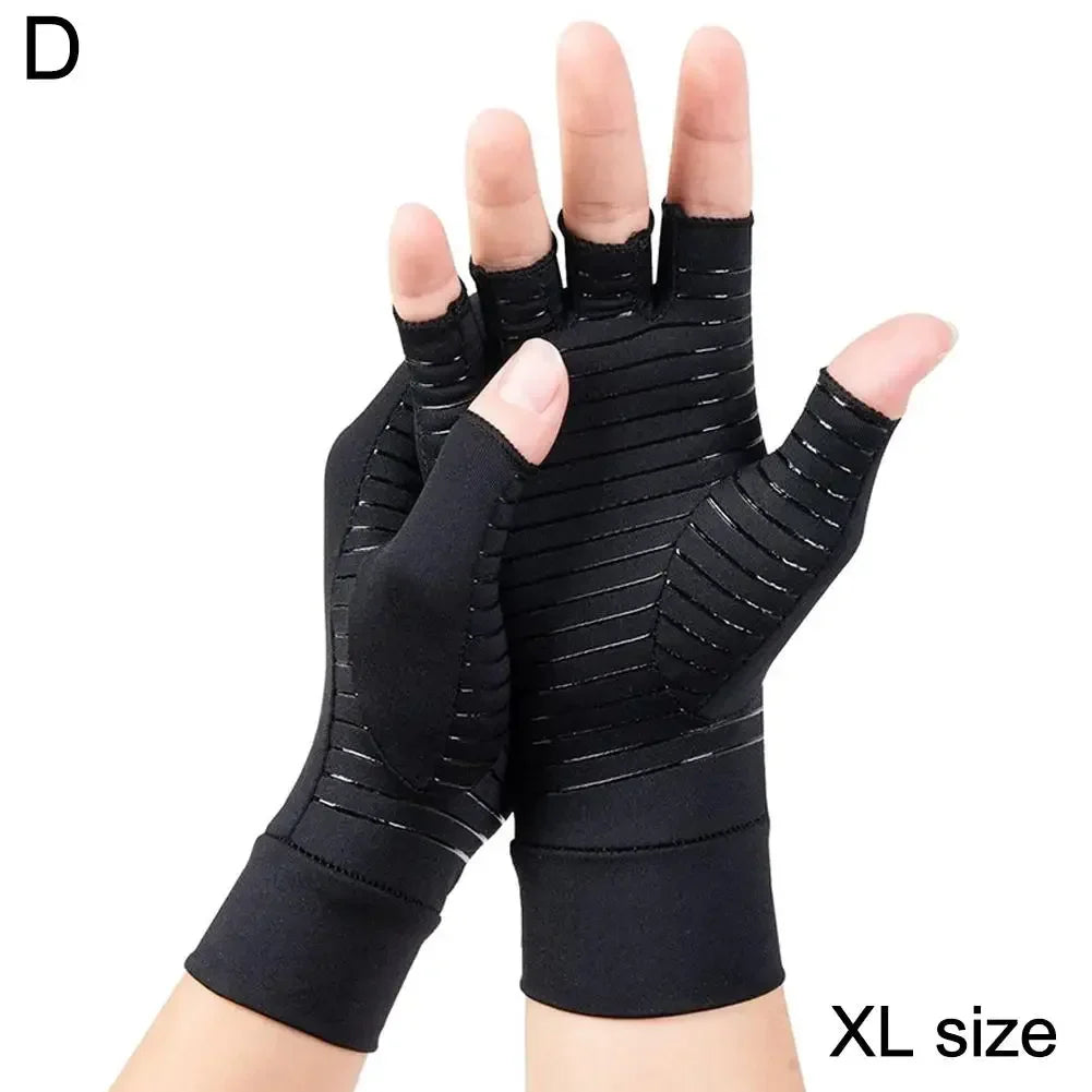 Copper Compression Gloves with Wrist Strap | Women & Men