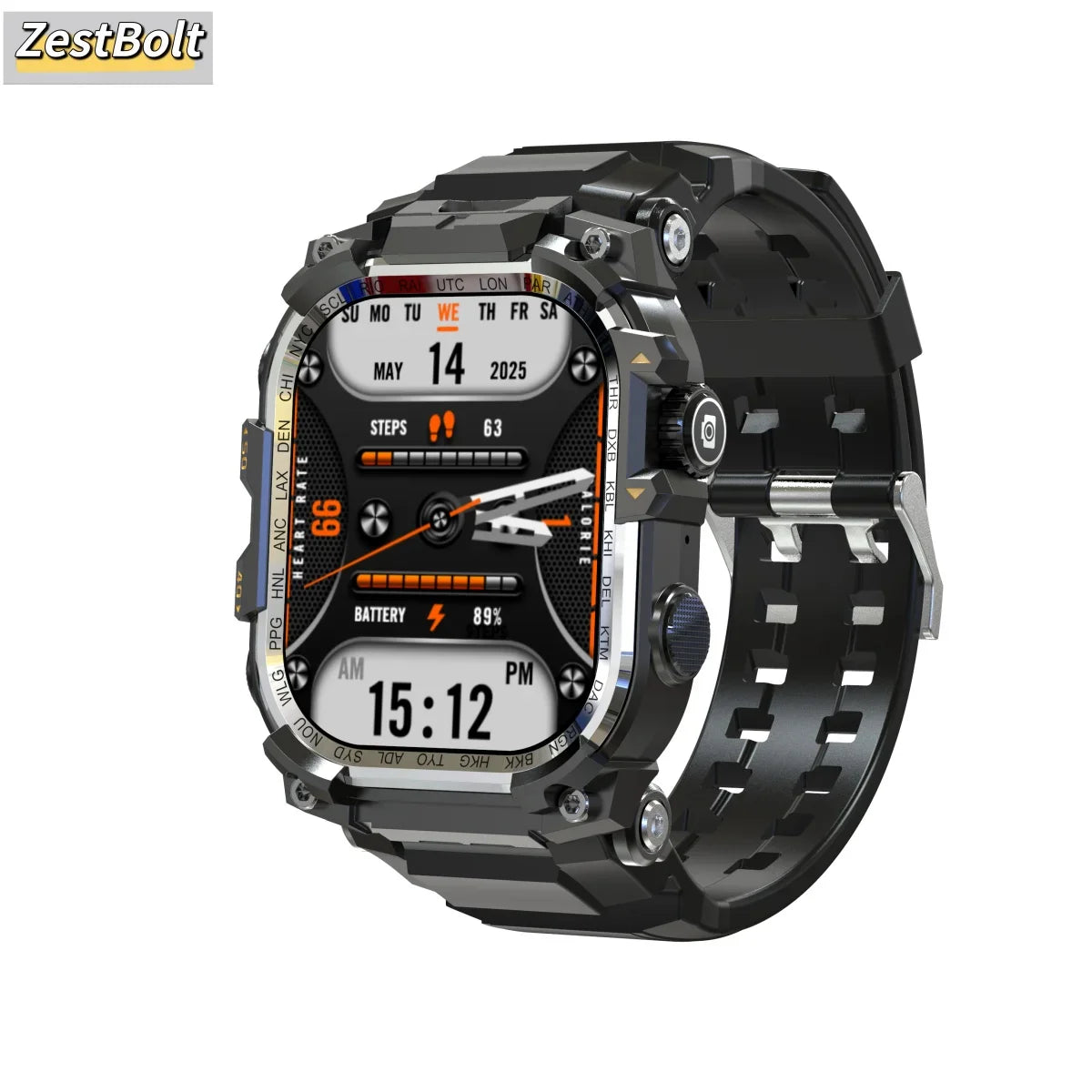 Zestbolt Q888 4G Android Smartwatch – AMOLED, GPS, 8MP Camera