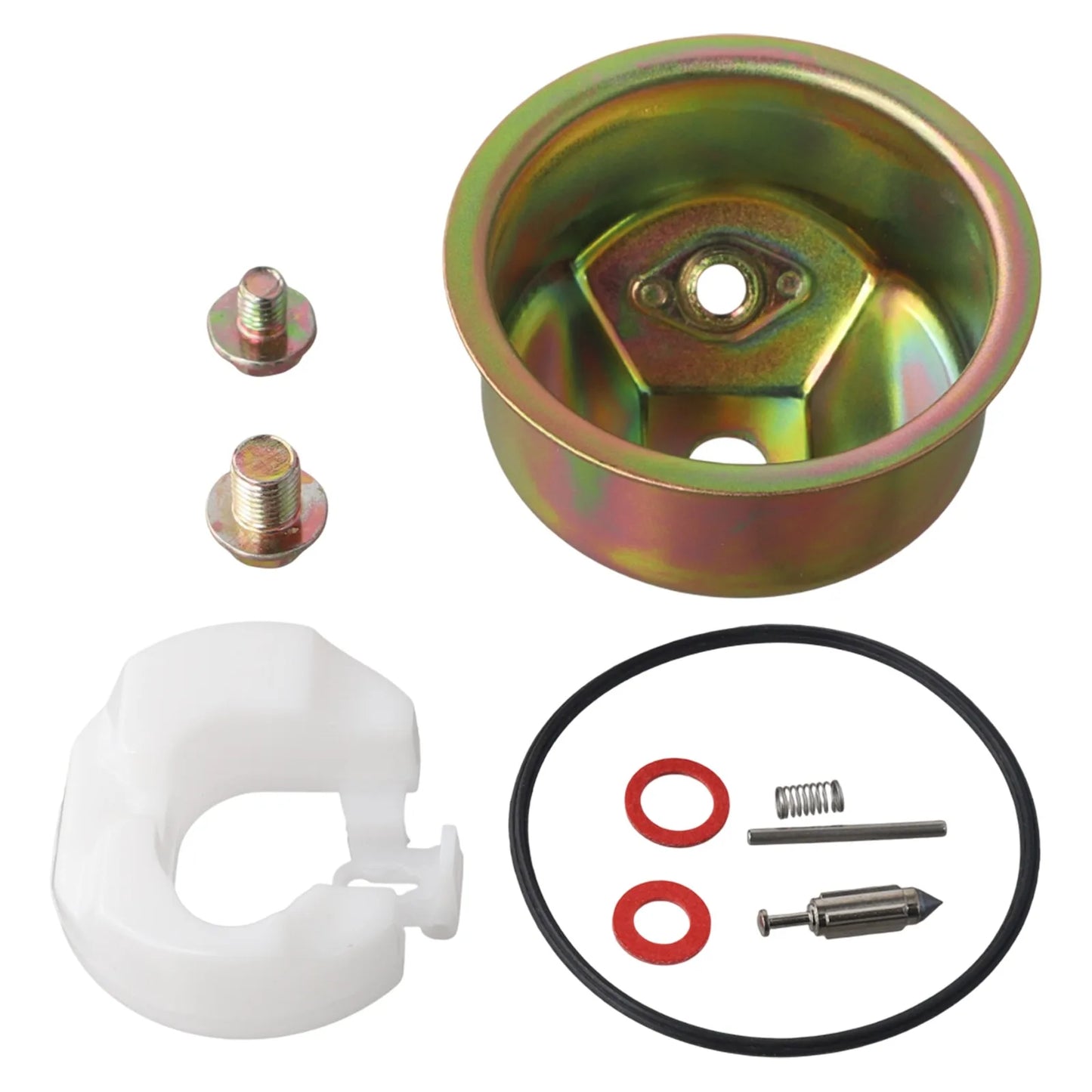Carburetor Float Bowl Chamber GX240 Needle Spring Seal Pin Gaskets