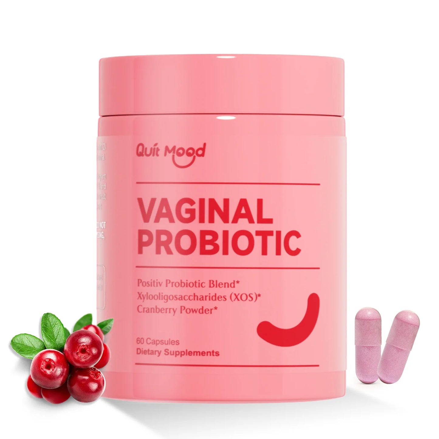 Quitmood Queen’s Women’s Probiotic – 60 Capsules Peaceful Pleasures Health and Wellness 1 bottle United States