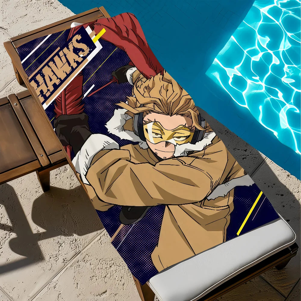 My Hero Academia Hawks Anime Beach Towel | Quick Dry