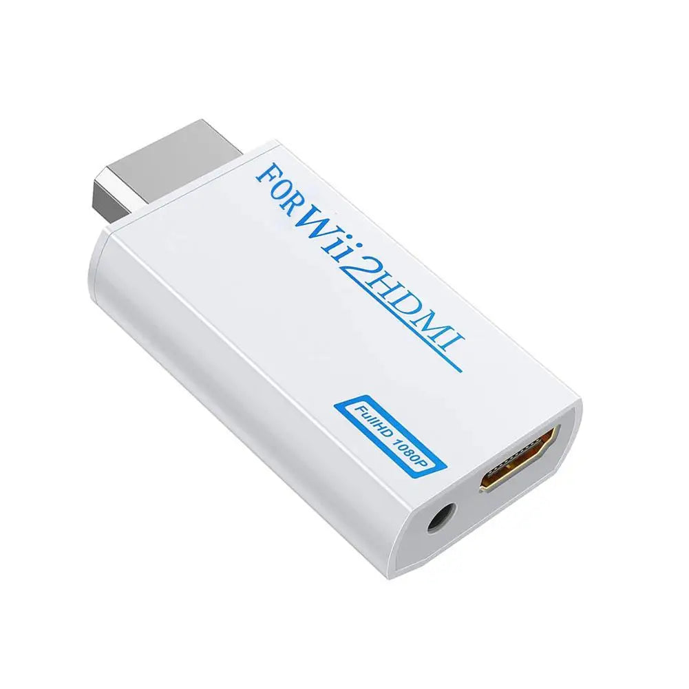 Wii to HDMI Adapter 1080p Full HD with 3.5mm Audio Jack