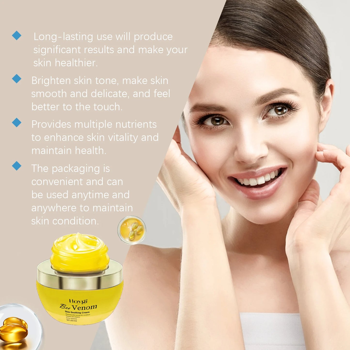 Bee Venom Firming Moisturizing Facial Cream | Anti-Aging