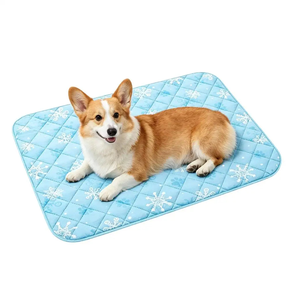 Dog Cooling Mat Waterproof Non-Slip Kennel Blanket Cooling Mat For Crate Kennel Car Sofa Bed Floor Summer Outdoor Indoor Peaceful Pleasures Health and Wellness A China Mainland