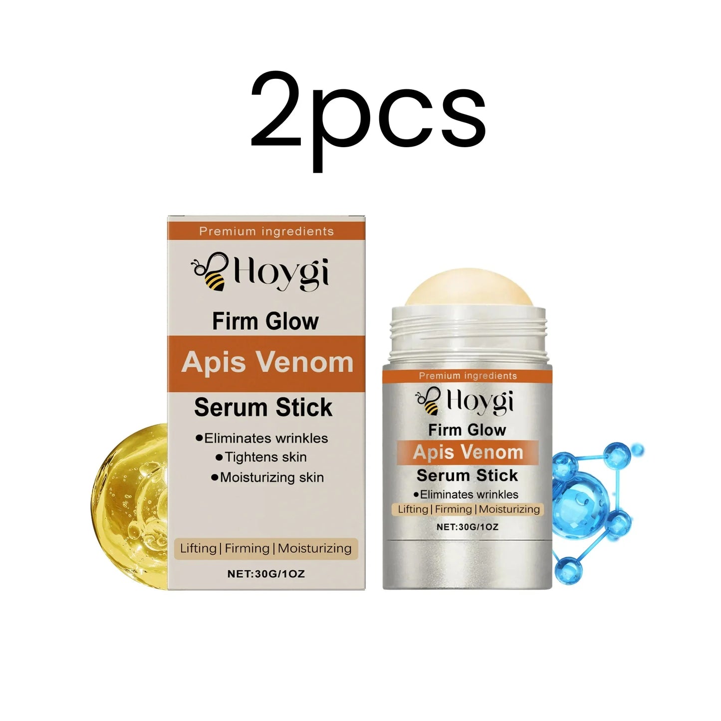 Hoygi Bee Venom Facial Serum Stick – Anti-Aging & Firming 30g