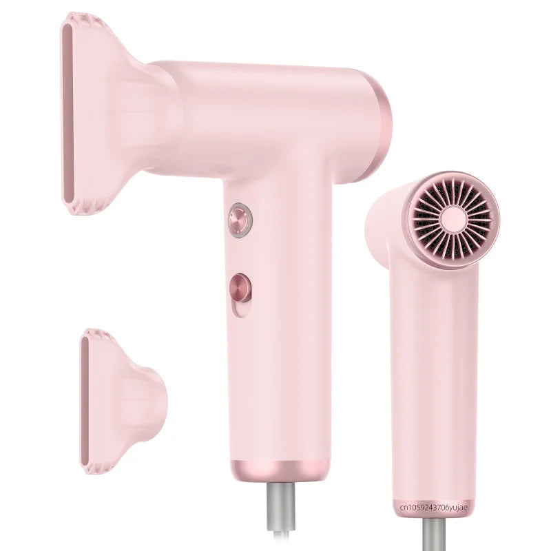2025 New Mini Portable Hair Dryer, High-Power High-Speed Hair Dryer, Brushless Motor With 110000 Rpm For Adults And Children Peaceful Pleasures Health and Wellness Pink US