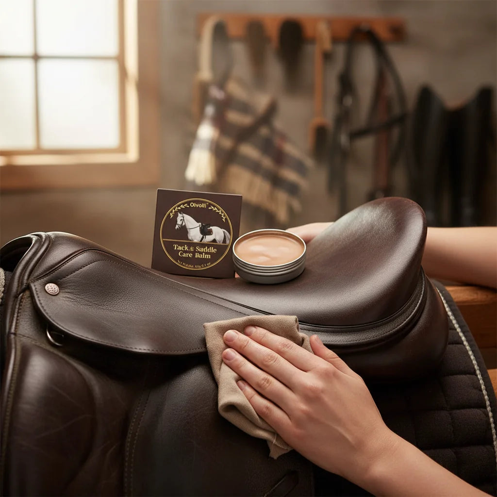Leather Care Balm For Saddle-Equestrian Supplies With Natural Ingredients Peaceful Pleasures Health and Wellness