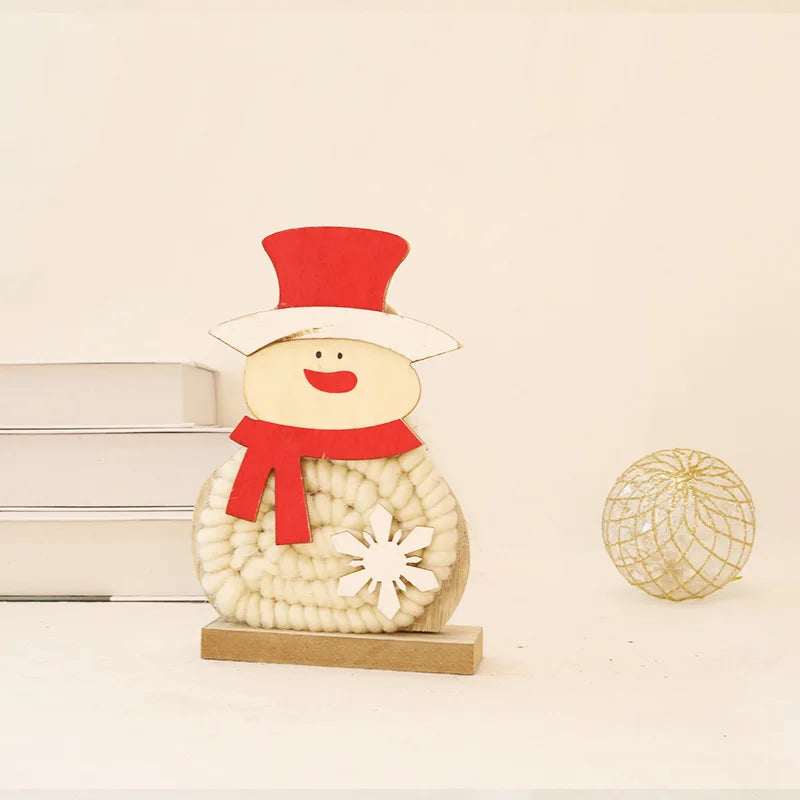 Handmade Wool Felt Christmas Ornaments – Animal Figures Xmas Decor