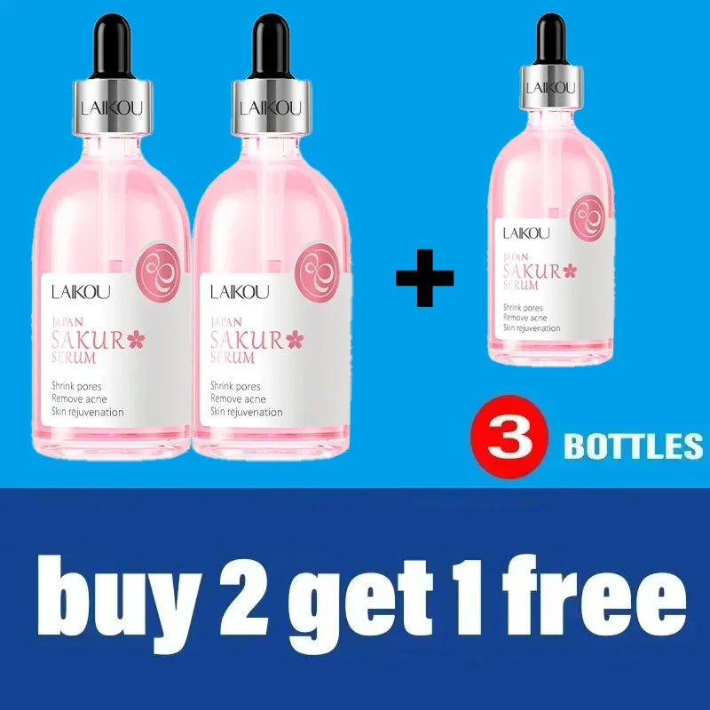 Cherry Blossom essence Moisturizing Facial Care Brightening, Firming, Soothing and Moisturizing Peaceful Pleasures Health and Wellness 3 pcs