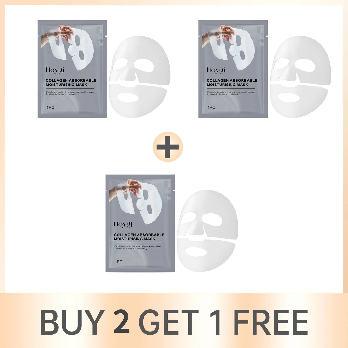 Hoygi Collagen Sheet Mask – Hydrating, Pore-Minimizing & Anti-Aging