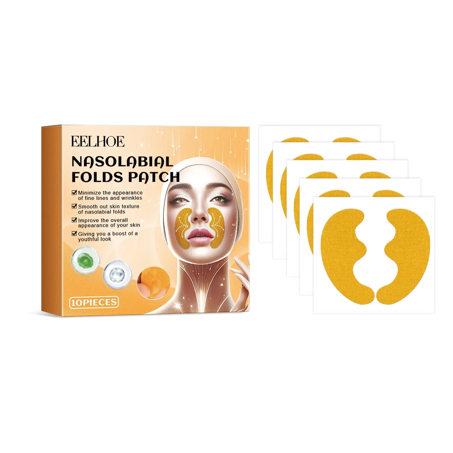 EELHOE Nasolabial Fold Patches – Anti-Wrinkle & Skin Firming