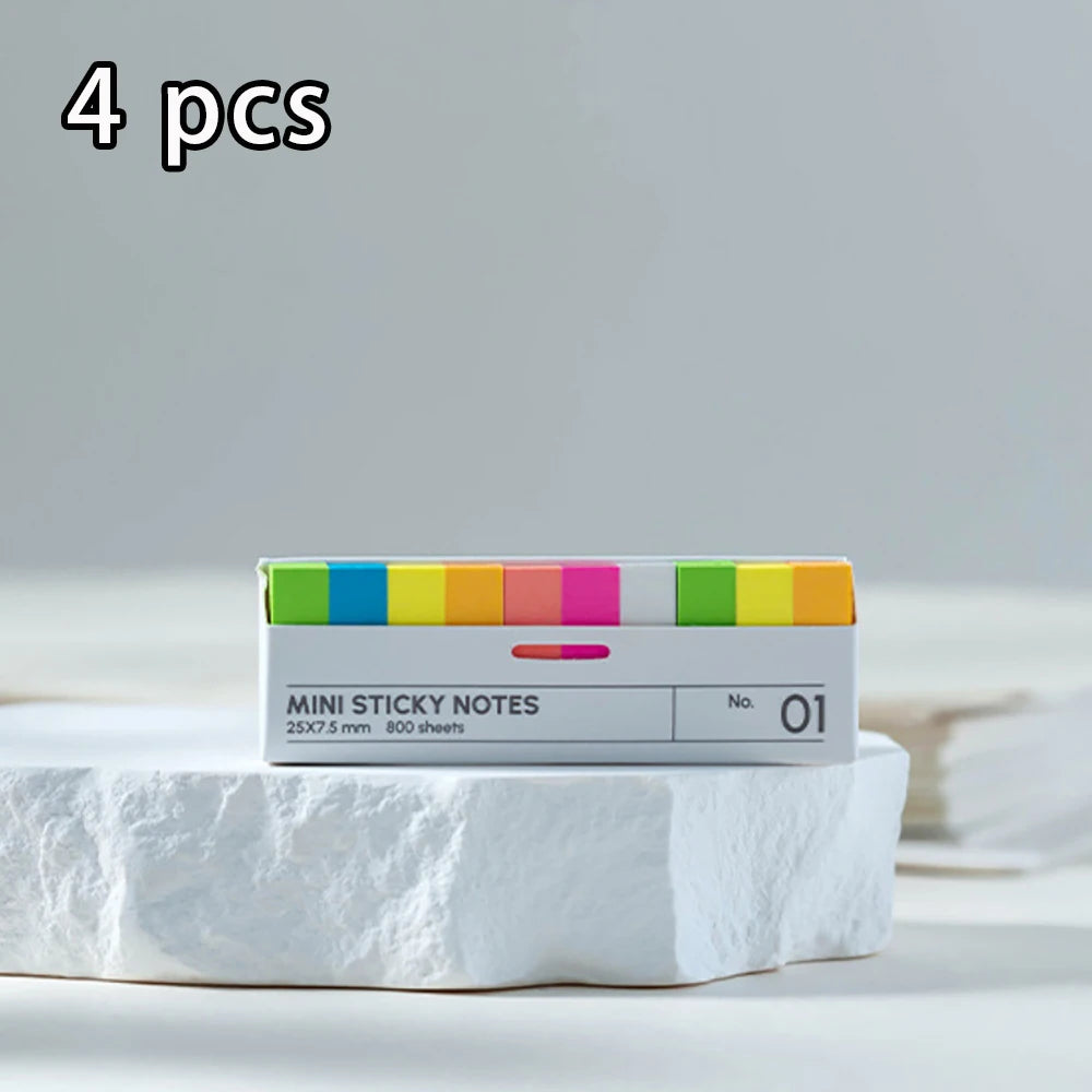 800 Boxed Sticky Notes Index Labels Reading Stickers Not Transparent