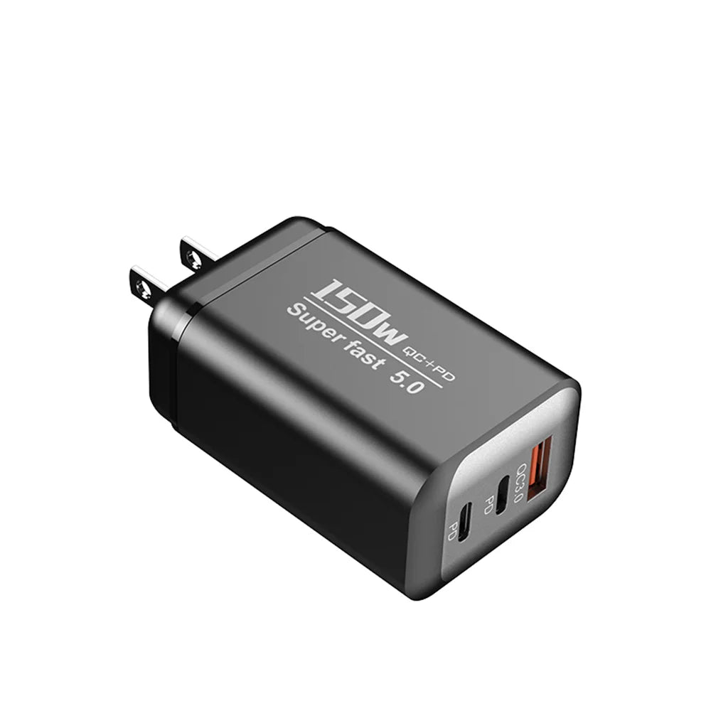 150W USB-C PD Fast Charger Quick Charge 3.0 | EU US UK Plug