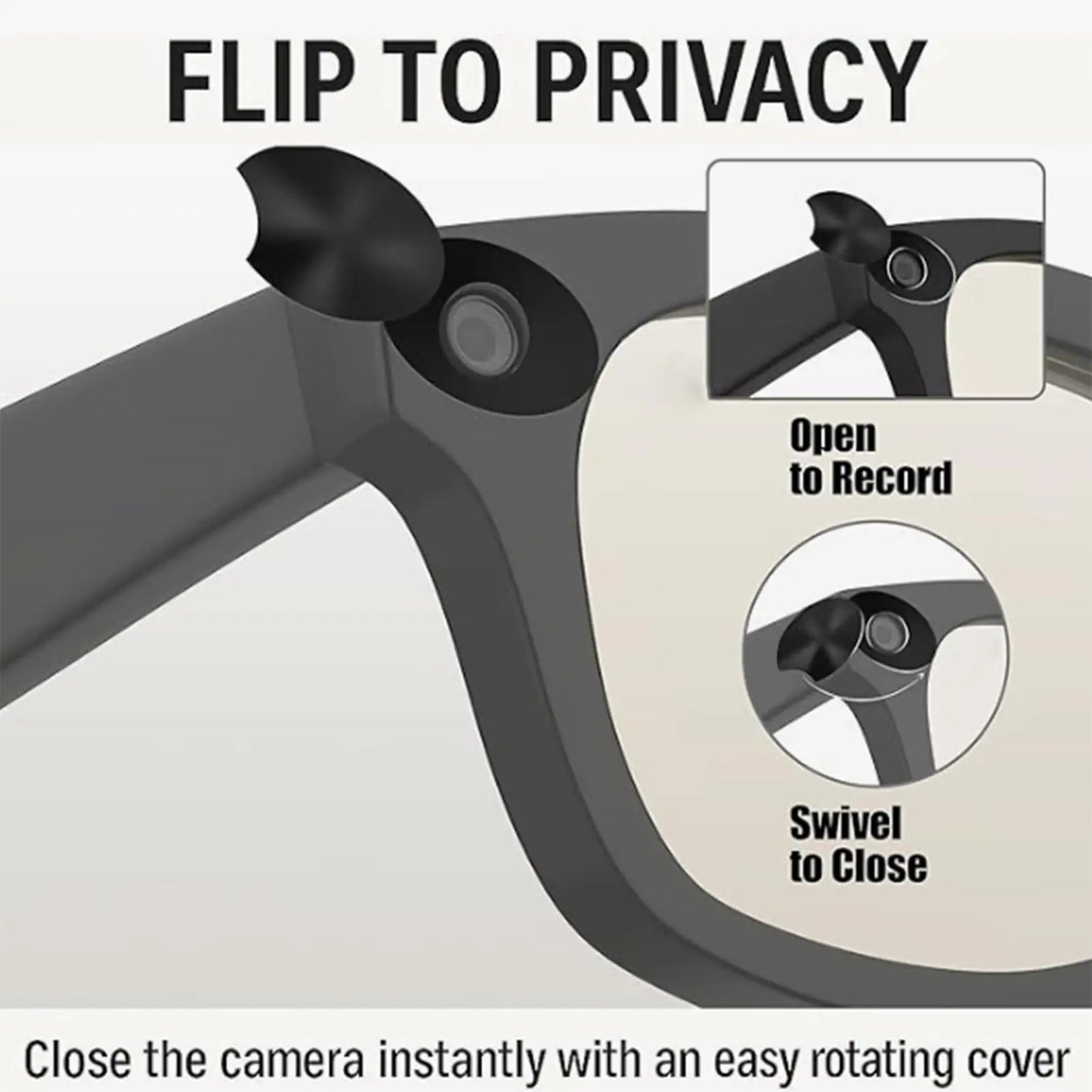 3-Pack Camera Privacy Cover for Smart Glasses & Devices