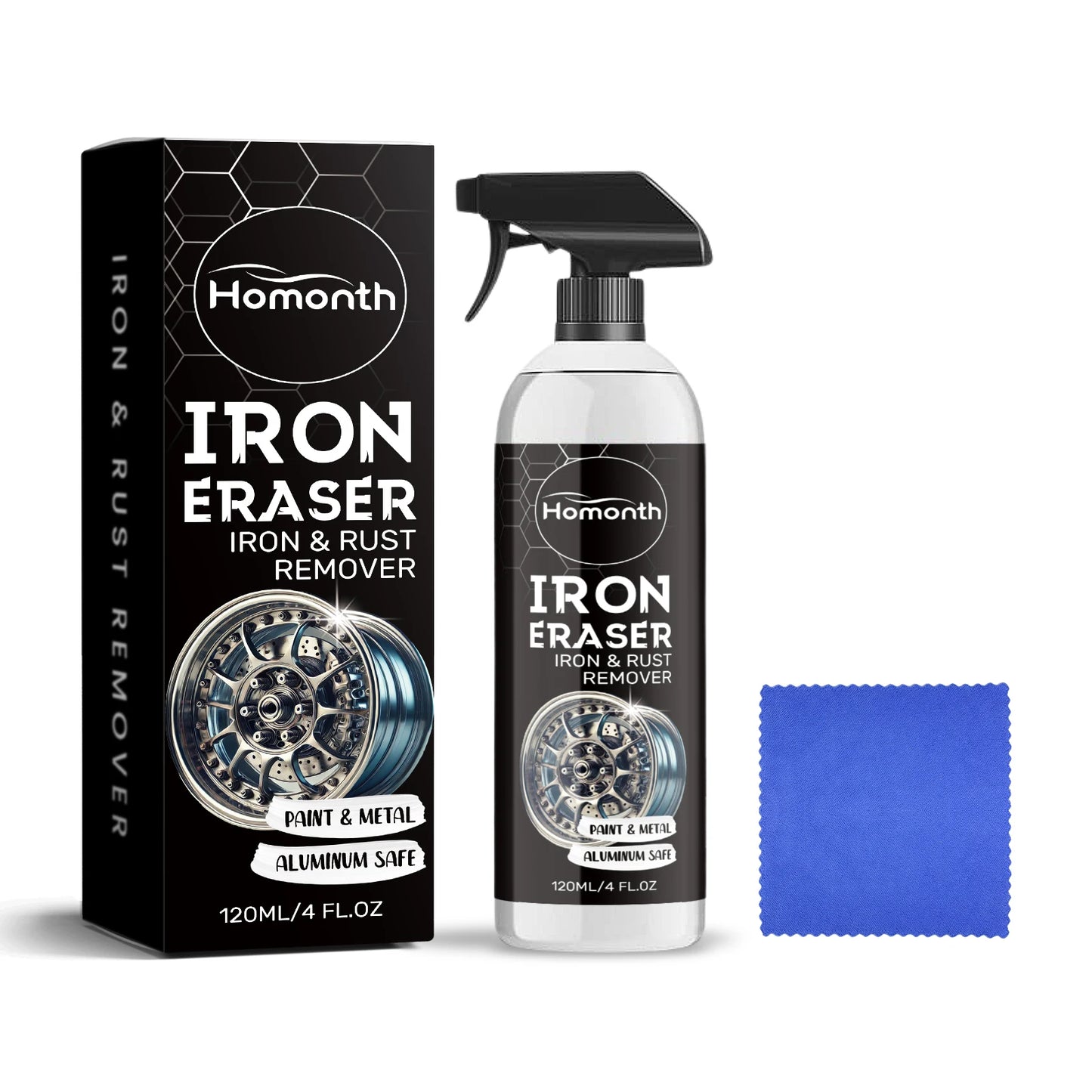 Homonth Rust Remover Spray – Car Iron & Brake Dust Cleaner