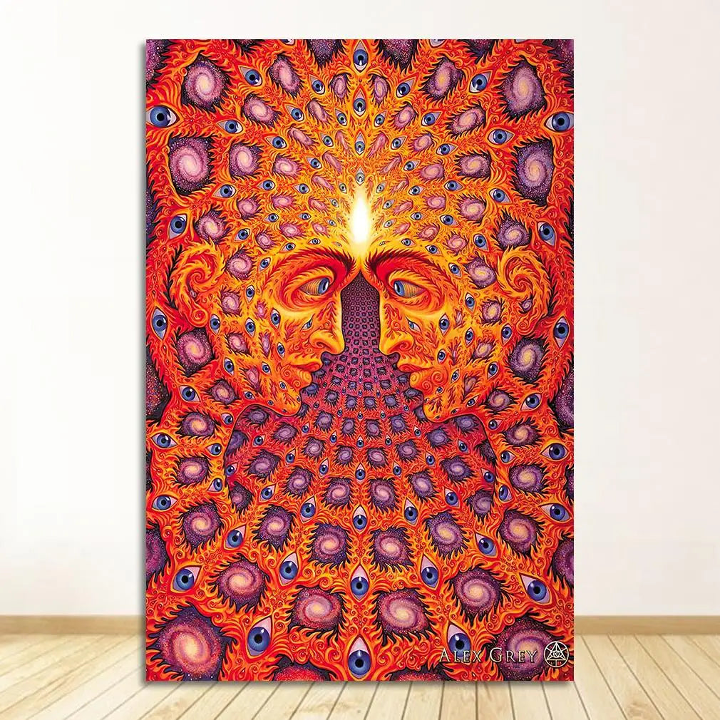 Life Modular Pictures Modern Home Decoration Wall Art Canvas Prints Painting Bedroom Poster Alex Grey Psychedelic Trippy Tree Peaceful Pleasures Health and Wellness