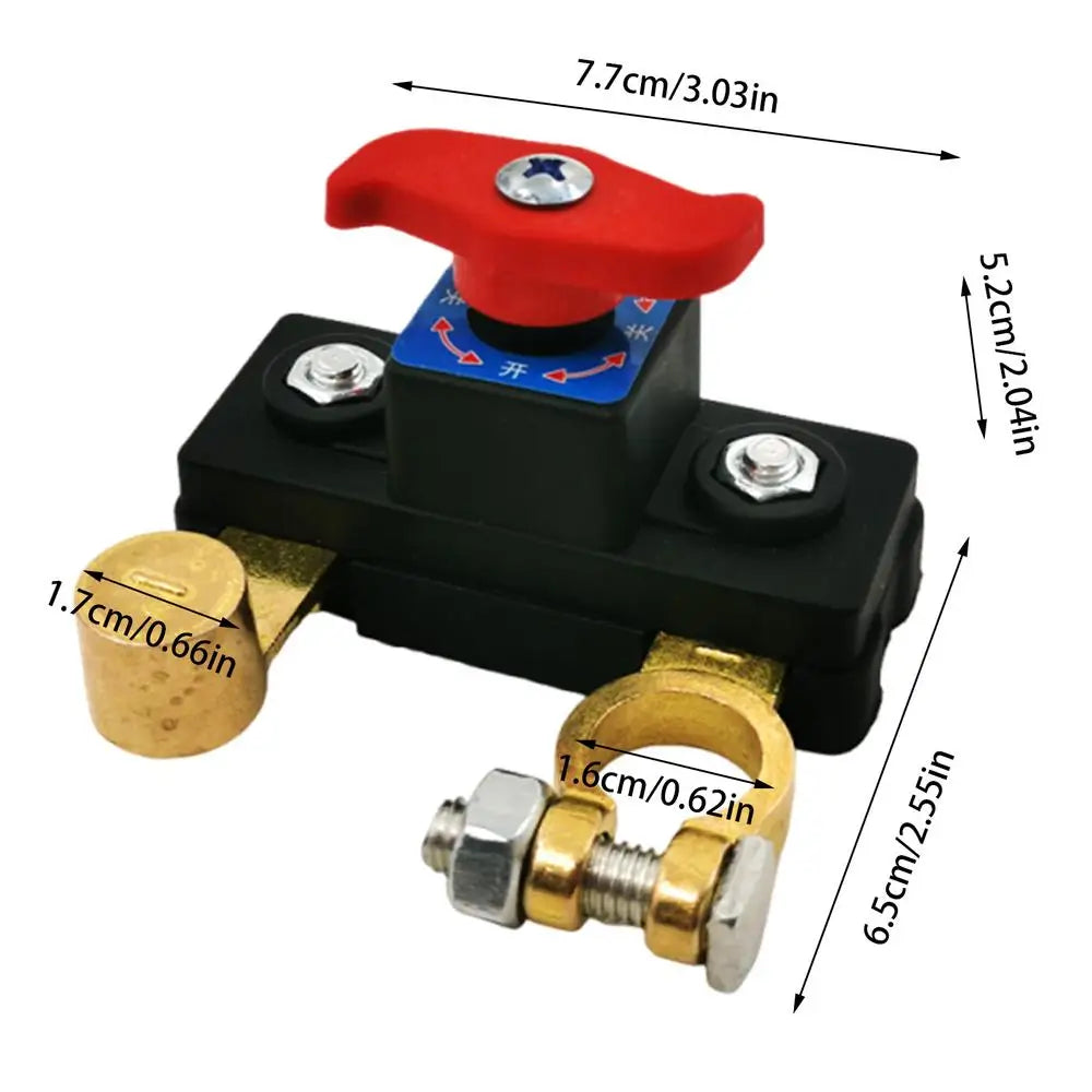 12V/24V Battery Disconnect Switch – Power Cutoff Isolator