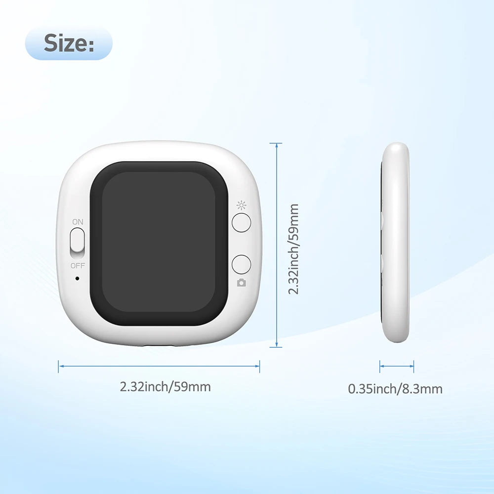 Selfie Monitor Screen Clip for iPhone – Rear Camera Vlog Peaceful Pleasures Health and Wellness