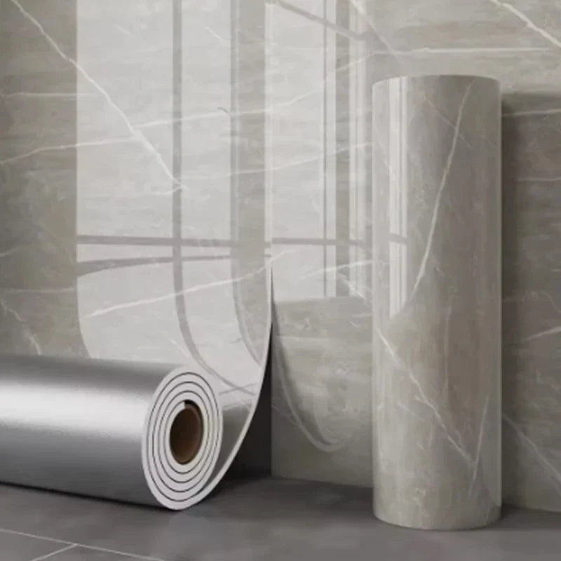 Marble Tile Peel & Stick Wallpaper – Waterproof Foam Wall Sticker