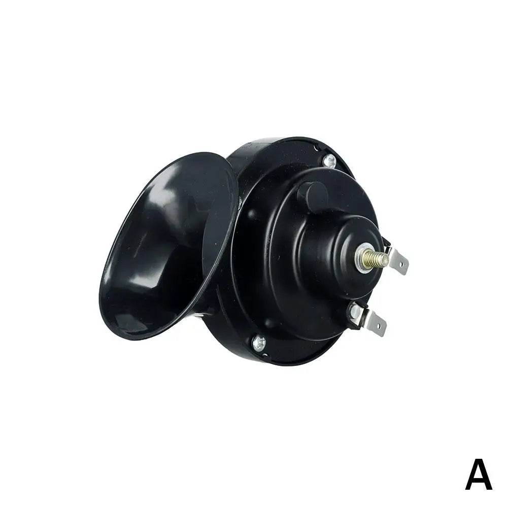 12V 510hz Air Electric Snail Horn Supplies Car boat Motorcycles Automotive Loudspeaker Car Signal Sound Speaker with Relay Peaceful Pleasures Health and Wellness A