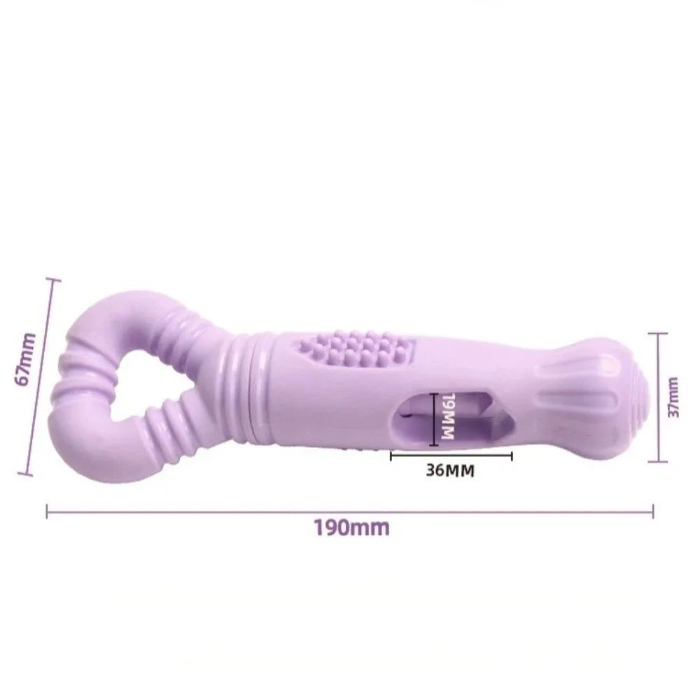 New Rotating Design Dogs Chew Stick Easy to Clean Soft Dogs Aviod Choking Rotating Food Container All Breeds Peaceful Pleasures Health and Wellness