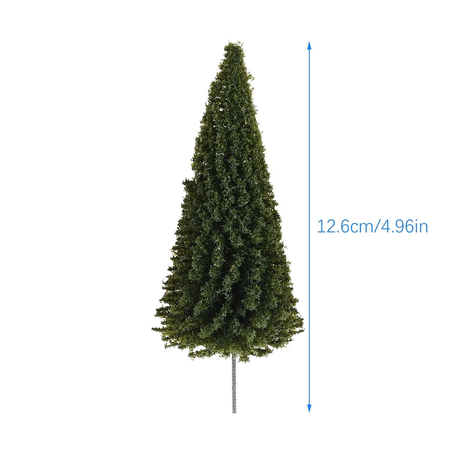 20Pcs Spruce Miniature Trees for Model Layouts & Dioramas
