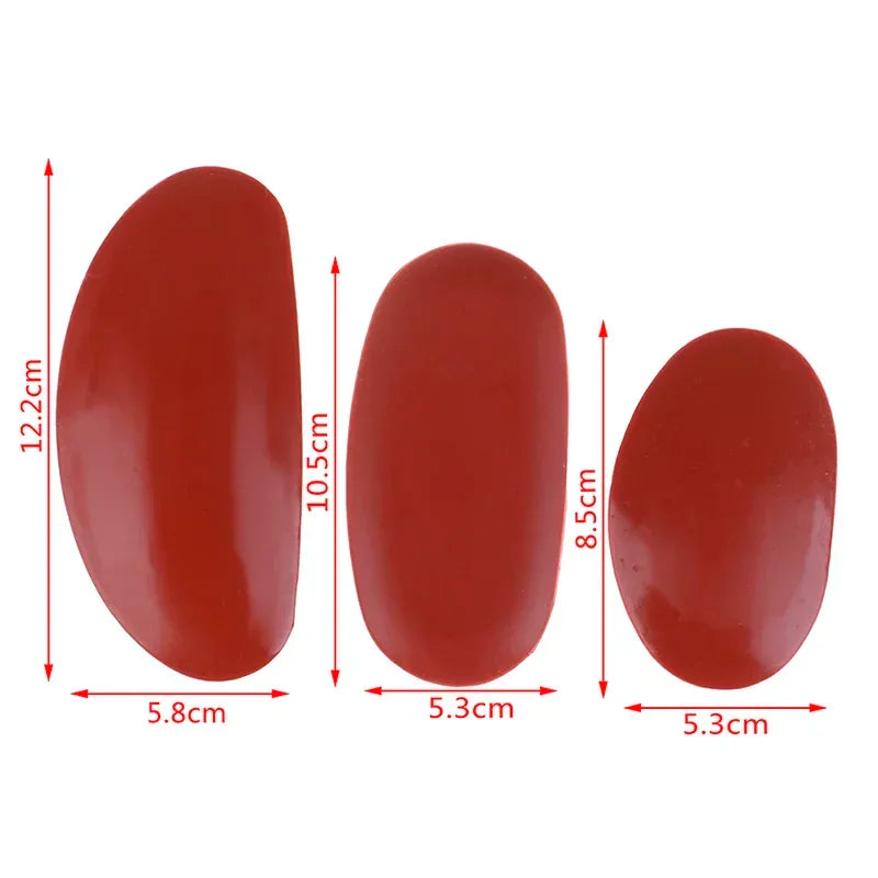 3 Pieces/set Tools Ceramics & Pottery Rubber Scraper Polymer Clay Cutters Ceramic Mud Ribs Soft DIY Sculpture Artist Arts Crafts Peaceful Pleasures Health and Wellness