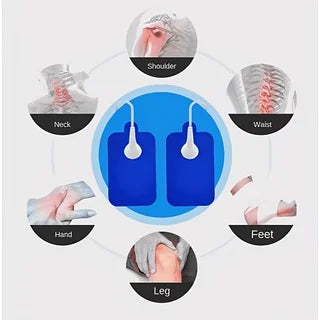 8 Modes TENS Muscle Stimulator Massager with 4 Pads, 2 Channels, White Geenary for Muscle Relaxation and Post-Exercise or Fitnes Peaceful Pleasures Health and Wellness
