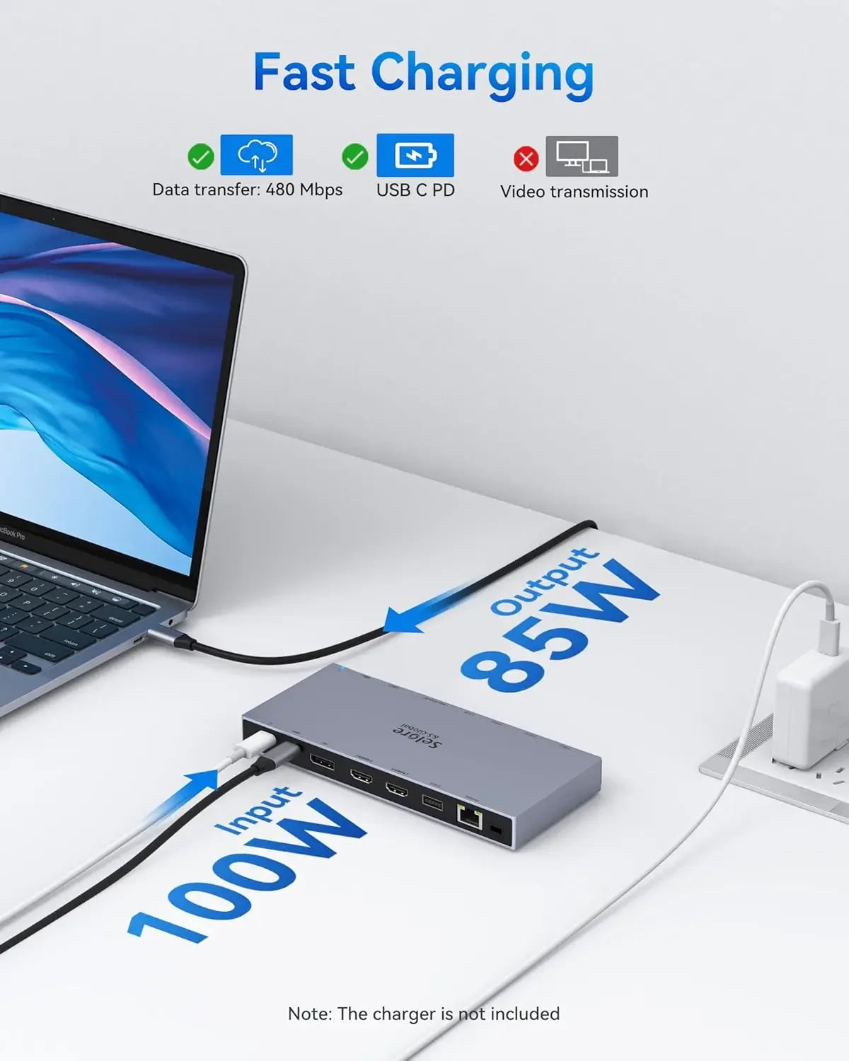 15-in-1 USB-C Docking Station with 100W PD, Dual 4K HDMI, DisplayPort, Gigabit Ethernet for Laptops Peaceful Pleasures Health and Wellness