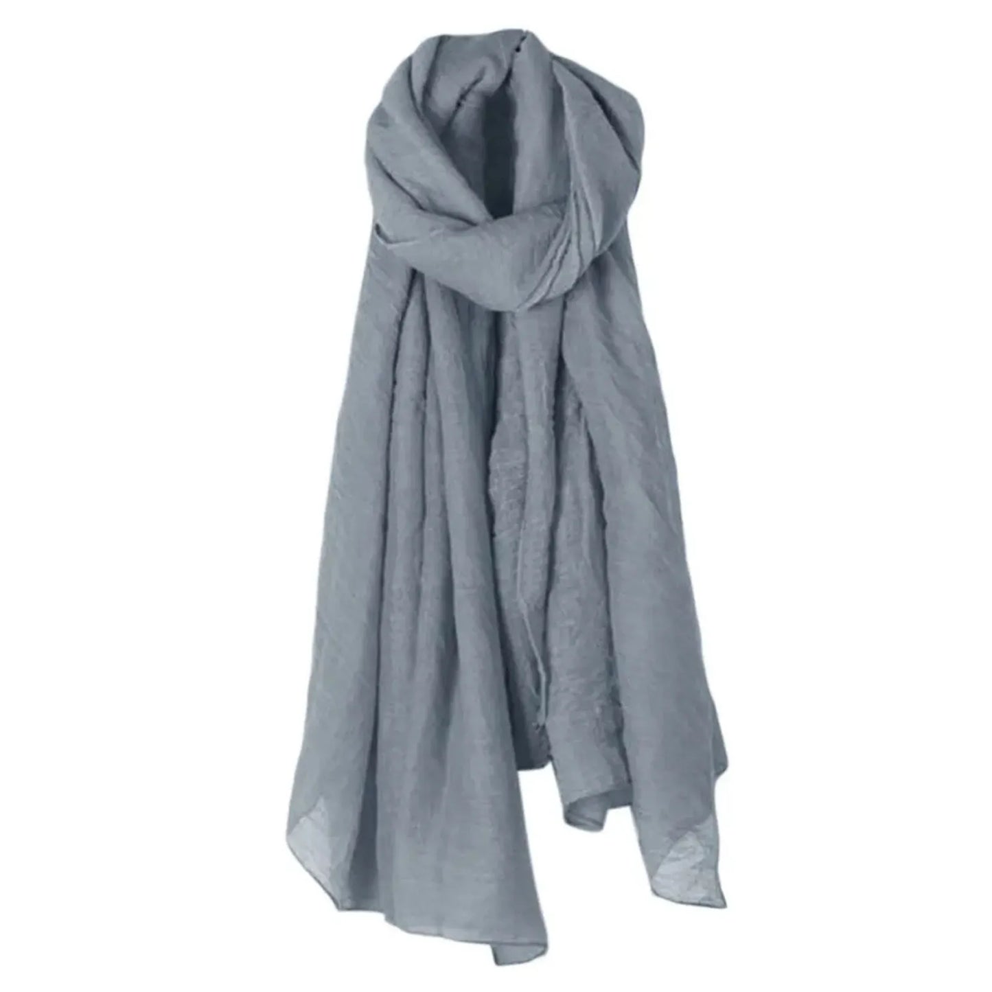 Women's Cotton Linen Scarf Shawl Wrap – 16 Colors | Hijab