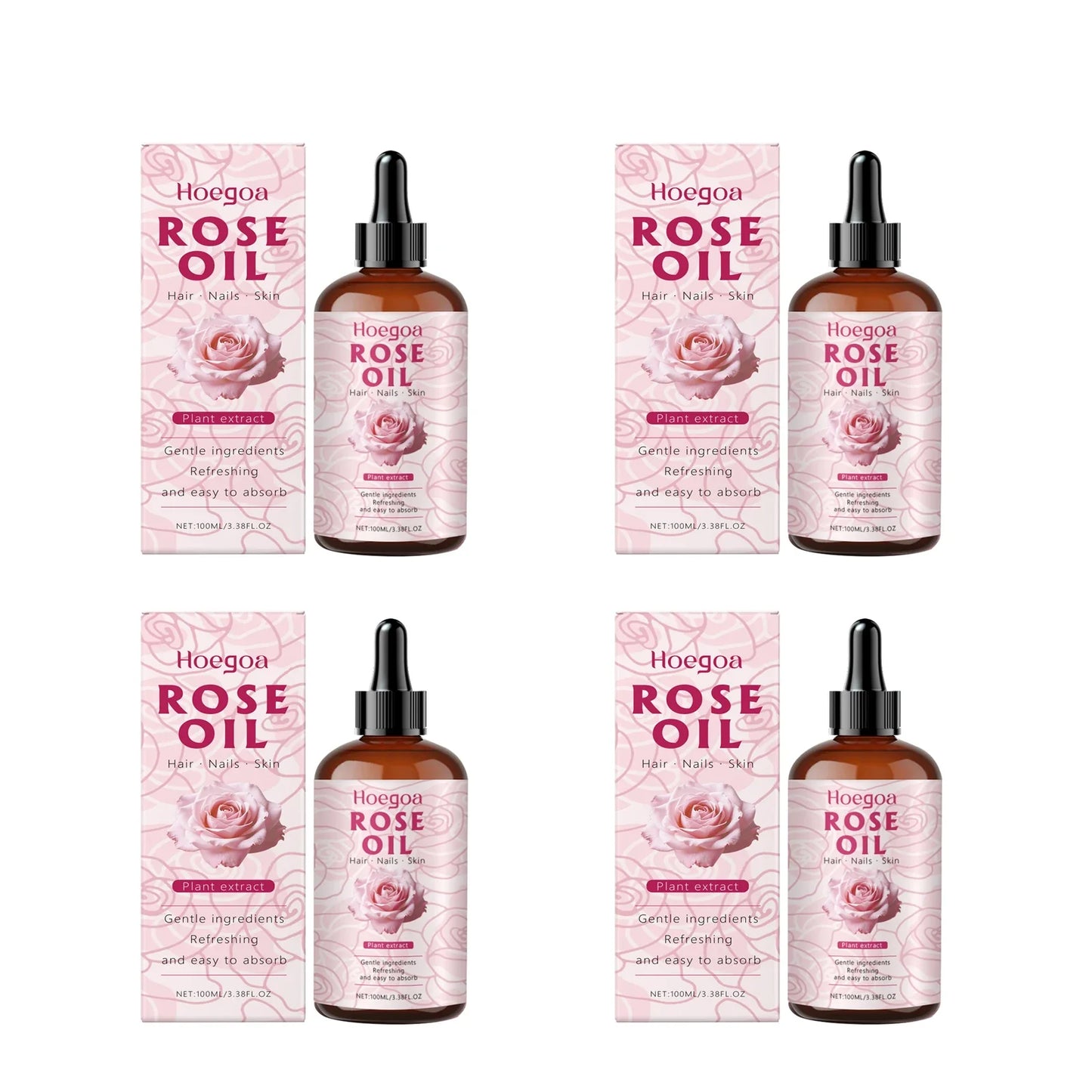 HOEGOA Rose Oil Face Serum – Anti-Aging & Brightening 100ml