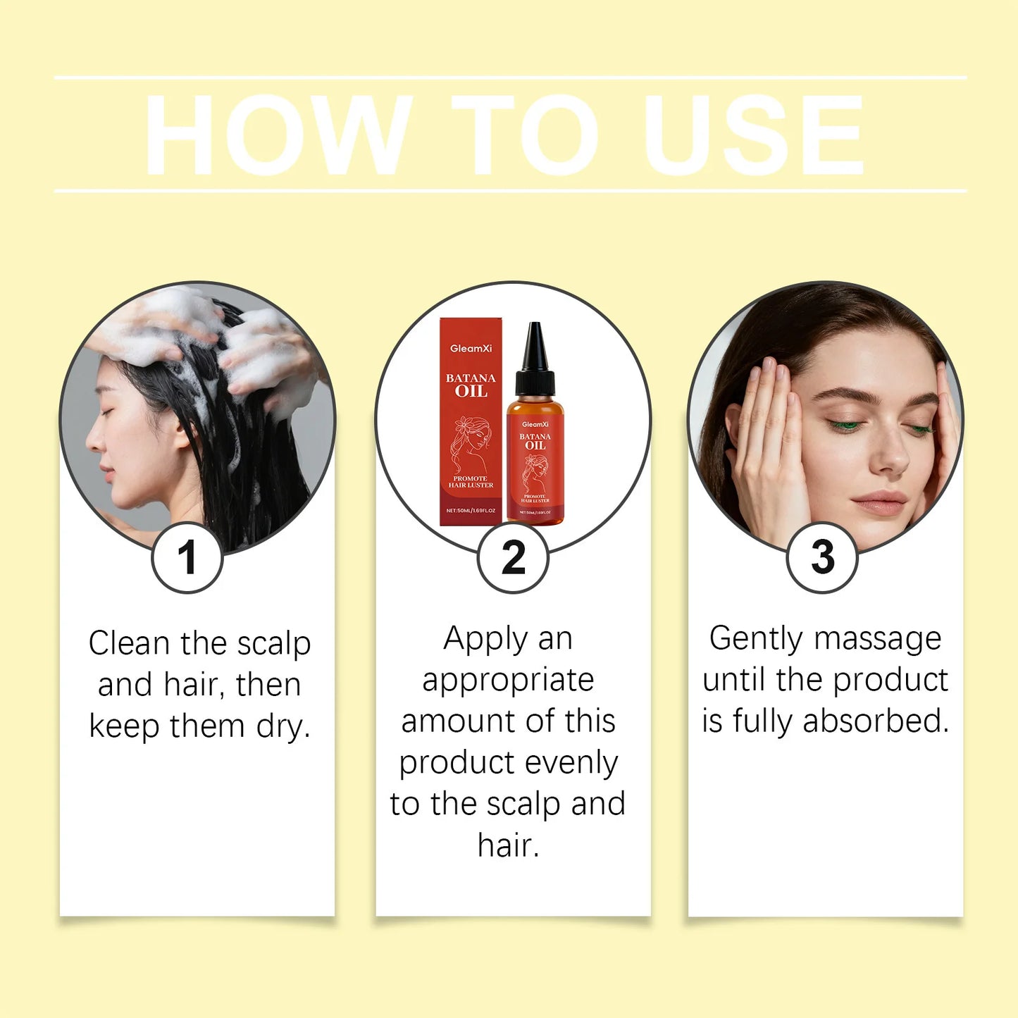 Batana Hair Oil Serum – Anti-Loss, Frizz & Split End Repair
