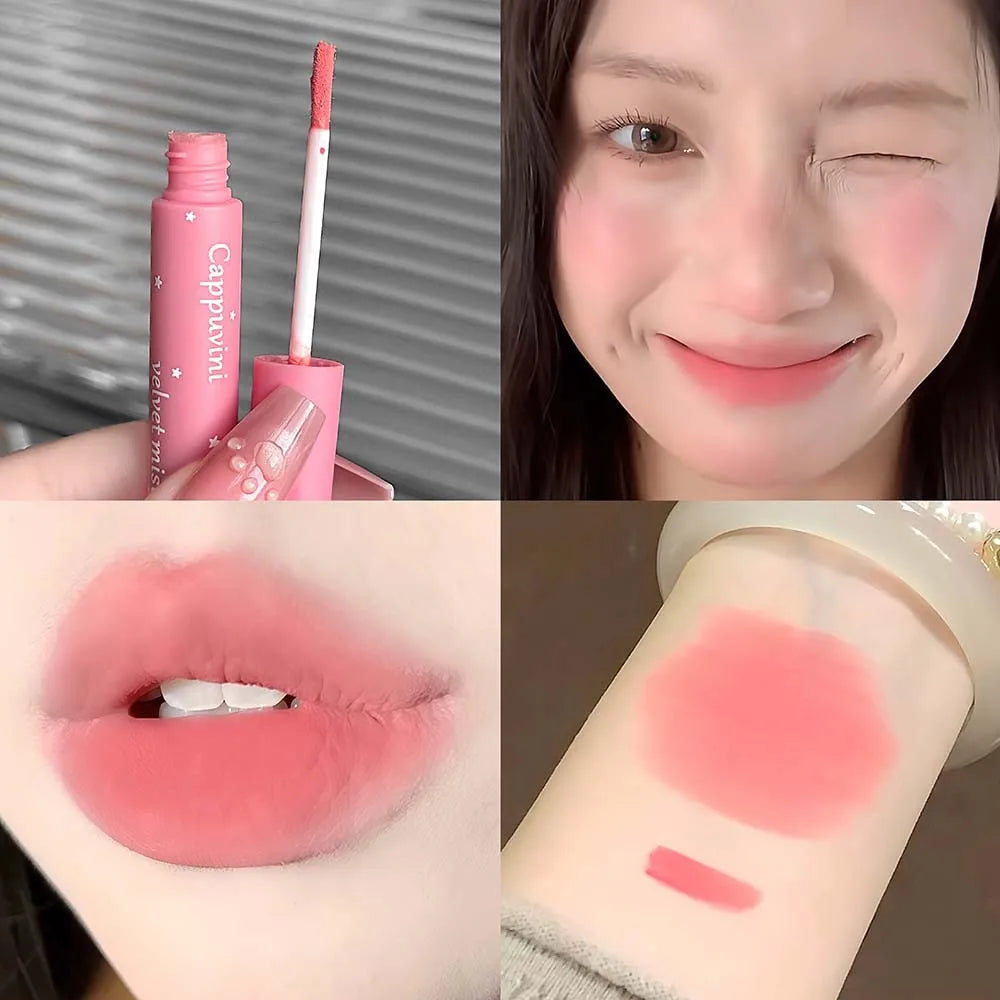 Velvet Matte Lip & Cheek Tint | Waterproof Mousse Lipstick