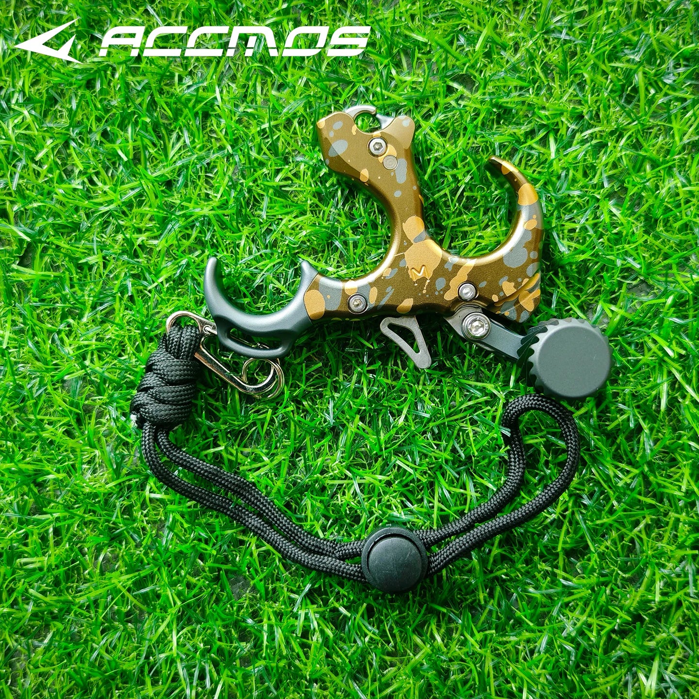 Archery UV Compound Bow Release 3 Fingers Aid Device Grip Shooting