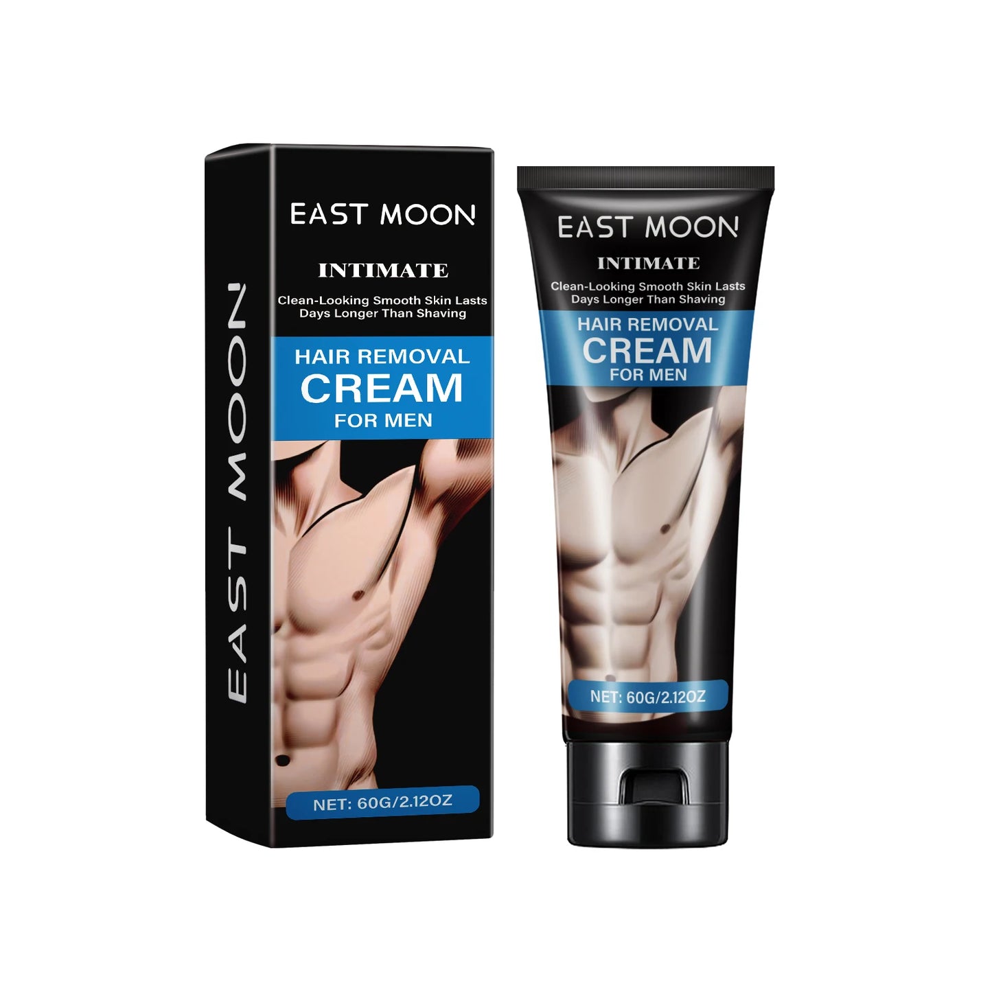 Men's Painless Depilatory Cream – Chest, Arm, Leg & Back | 60g