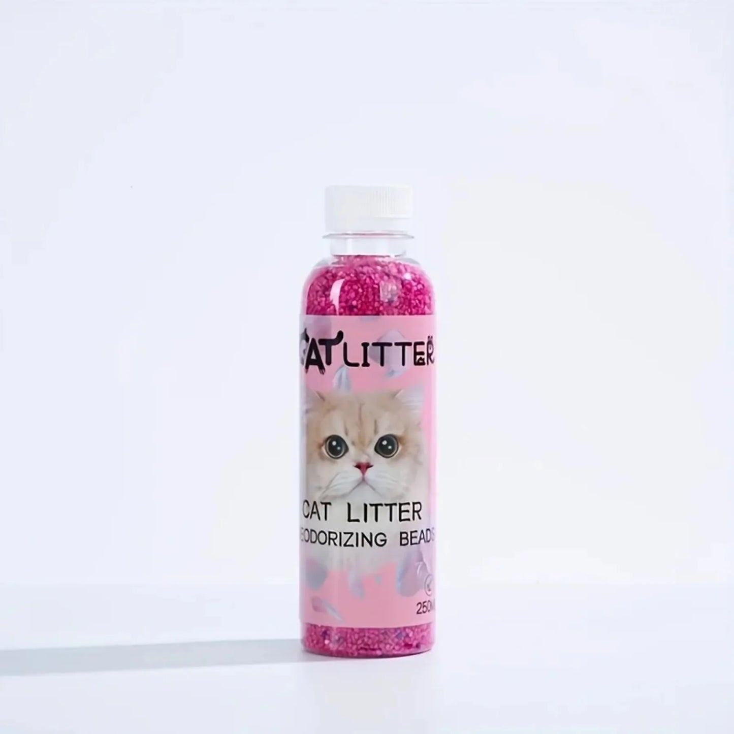 Cat Litter Deodorizing Beads – Litter Box Odor Eliminator Litter Box Deodorizer Peaceful Pleasures Health and Wellness Pink