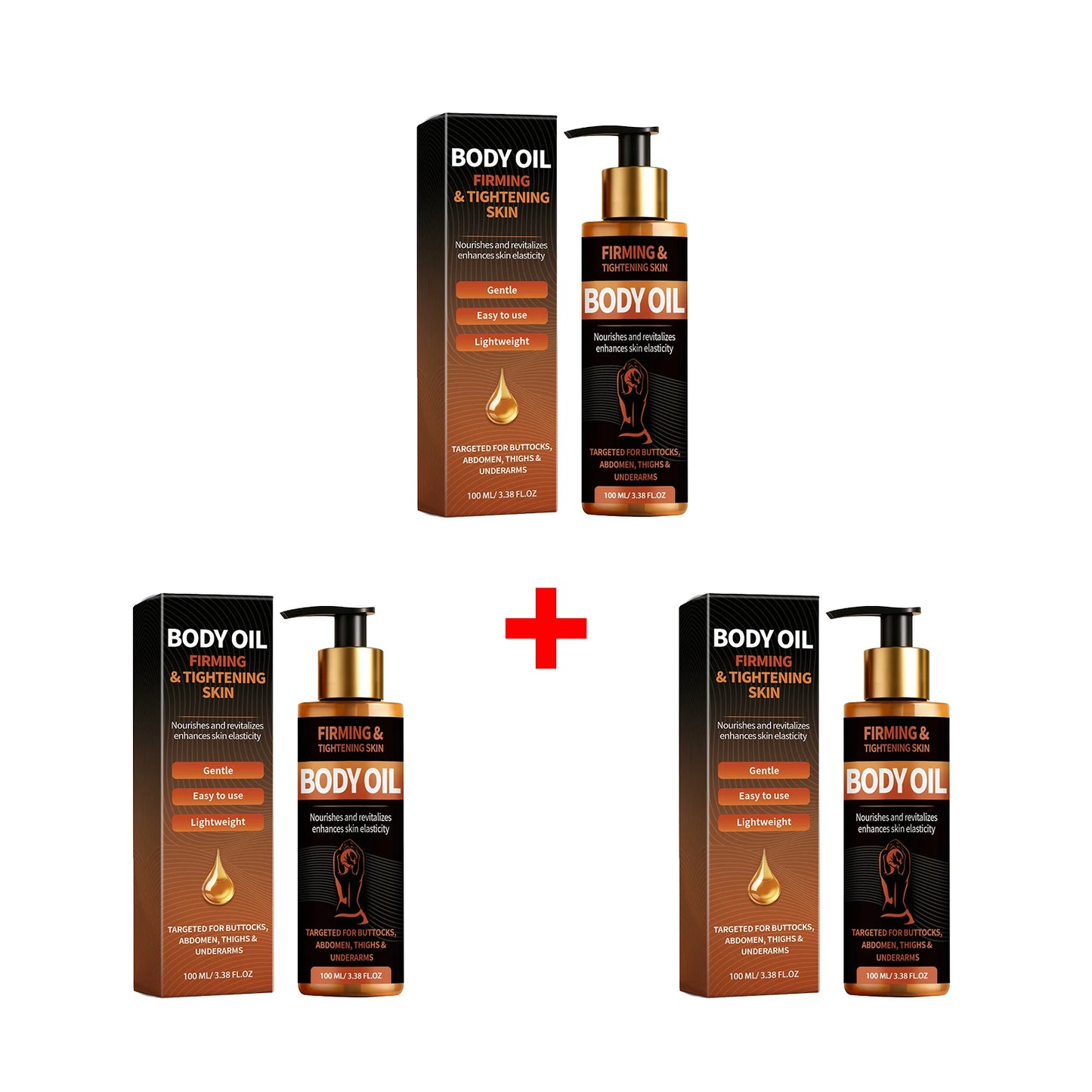 Firming Body Oil Skin Elasticity Enhancer for Buttocks Abdomen Thighs Tightening Sagging Skin Smoothing Moisturizing Massage Oil Peaceful Pleasures Health and Wellness Buy 2 Get 1 Free
