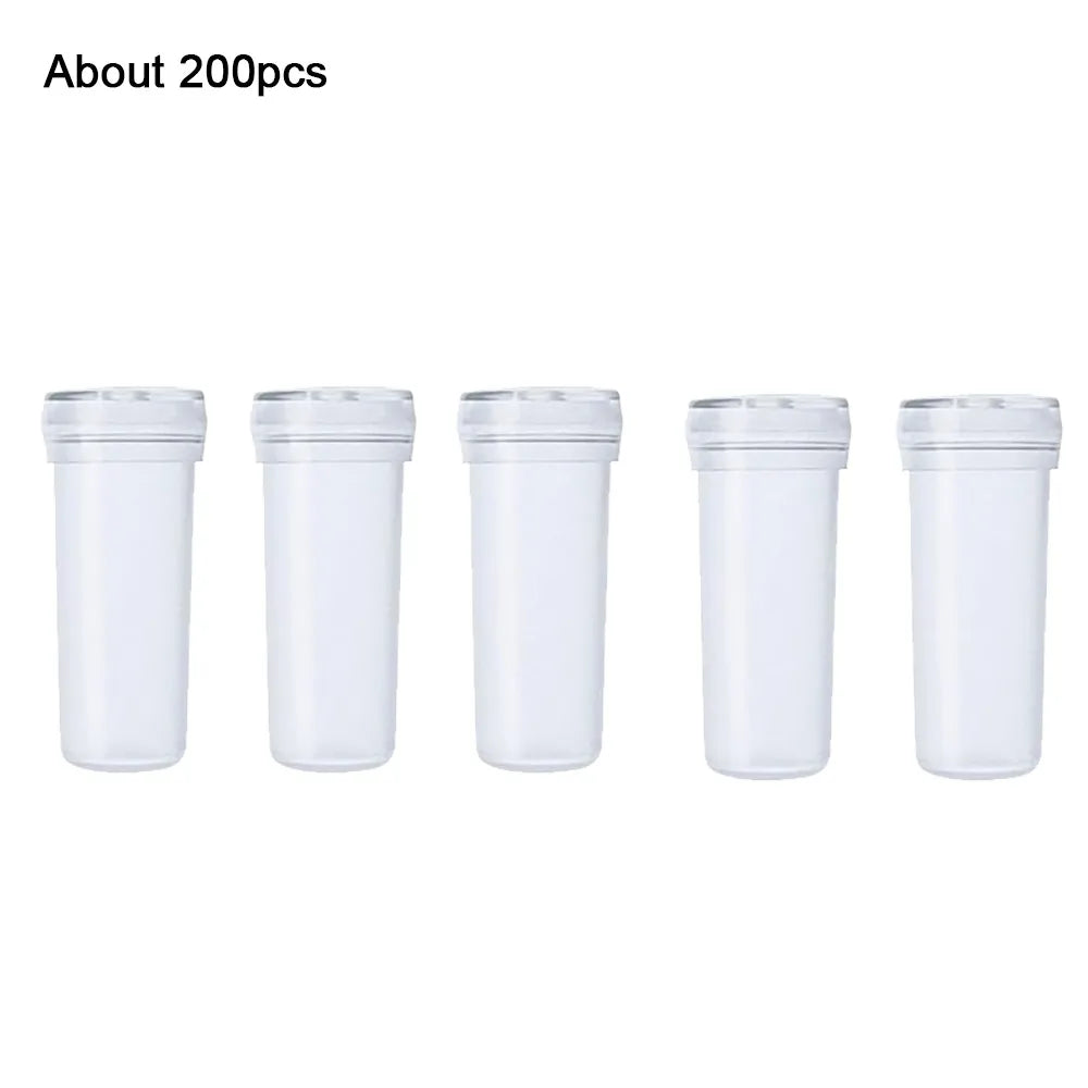 PVC Flower Fresh-keeping Tube Transparent Portable Plant Nutrition Tube 4cm/7cm Water Storage Container Floral Packing Supplies Peaceful Pleasures Health and Wellness Transparent S