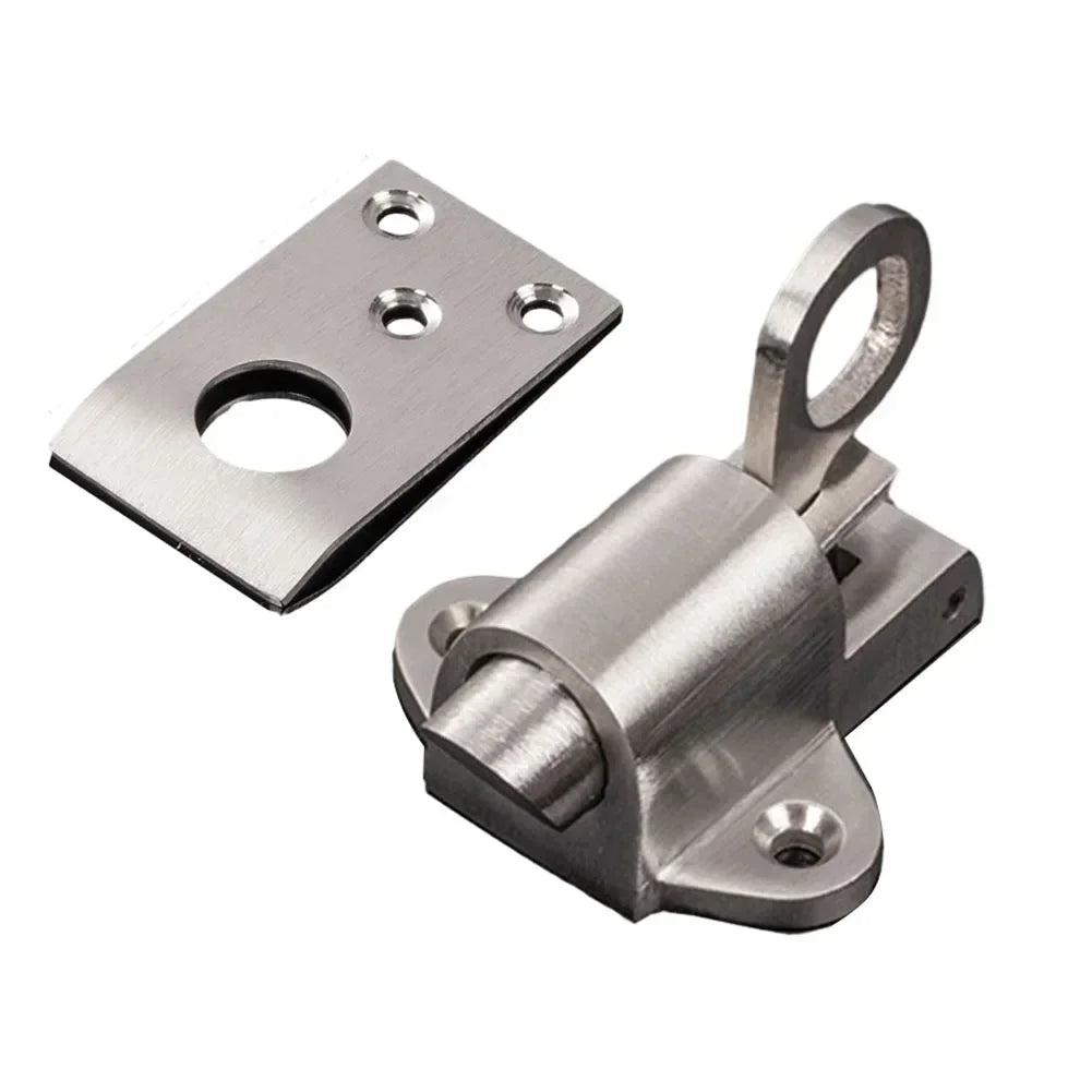 Stainless Steel Self-Closing Spring Door Latch | Auto Lock