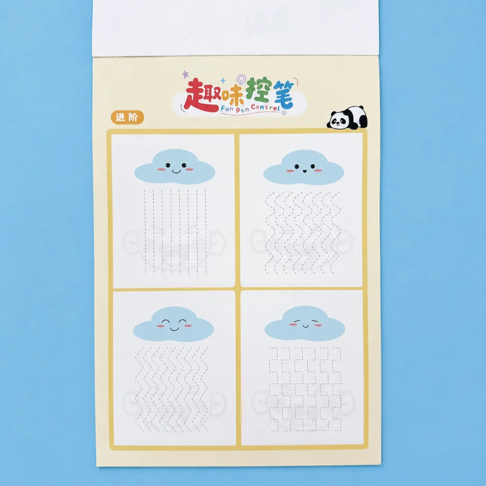 Kids Fun Pen Control Tracing Workbook 35 Pages Preschool Handwriting