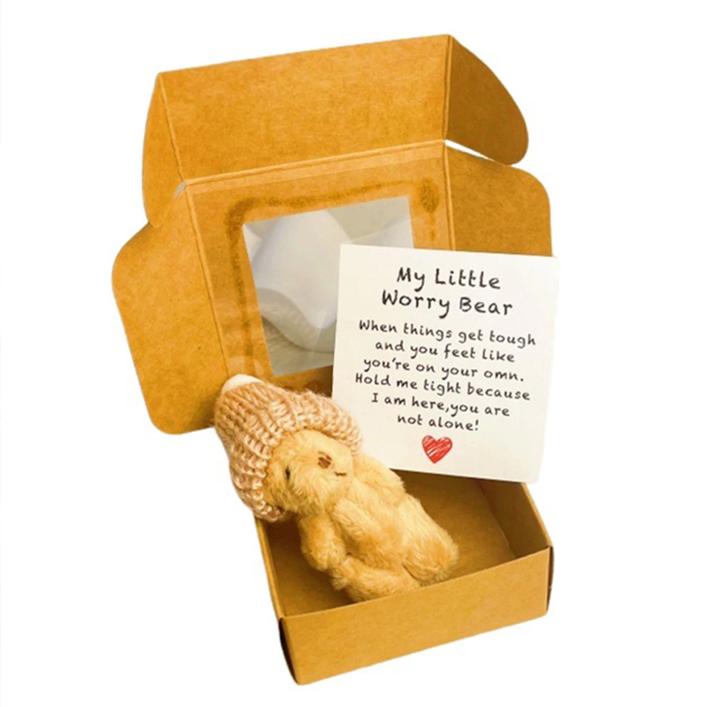 Mini Pocket Bear Hug in a Box | Handmade Plush Bear Gift Set