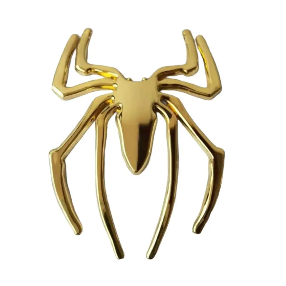 3D Metal Spider Car Sticker Personalized Auto Decal Creative Car Sticker Scratch Cover Decorative Sticker Window Decoration Peaceful Pleasures Health and Wellness A