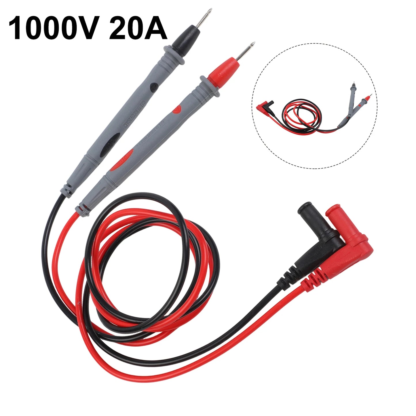 1 Pair Multimeter Voltmeter Cable Ultra Fine Needle Tester Unique
