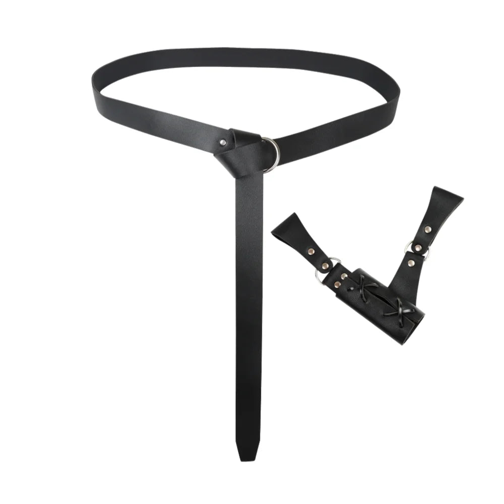 UYEE Vintage Holster Frog Costume Rapier Medieval Sword Holder Sheath