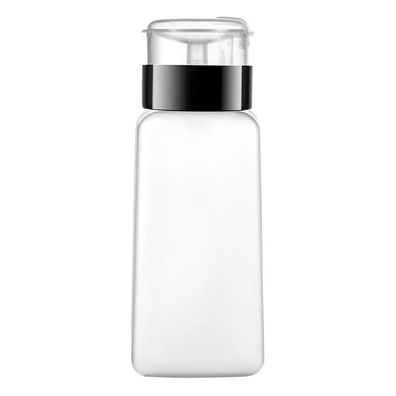 60/150/180/250ml Empty Pump Dispenser Liquid UV Gel Polish Nail Art Polish Clean Bottle Polish Cleanser Remover Bottle Peaceful Pleasures Health and Wellness 250ml Black
