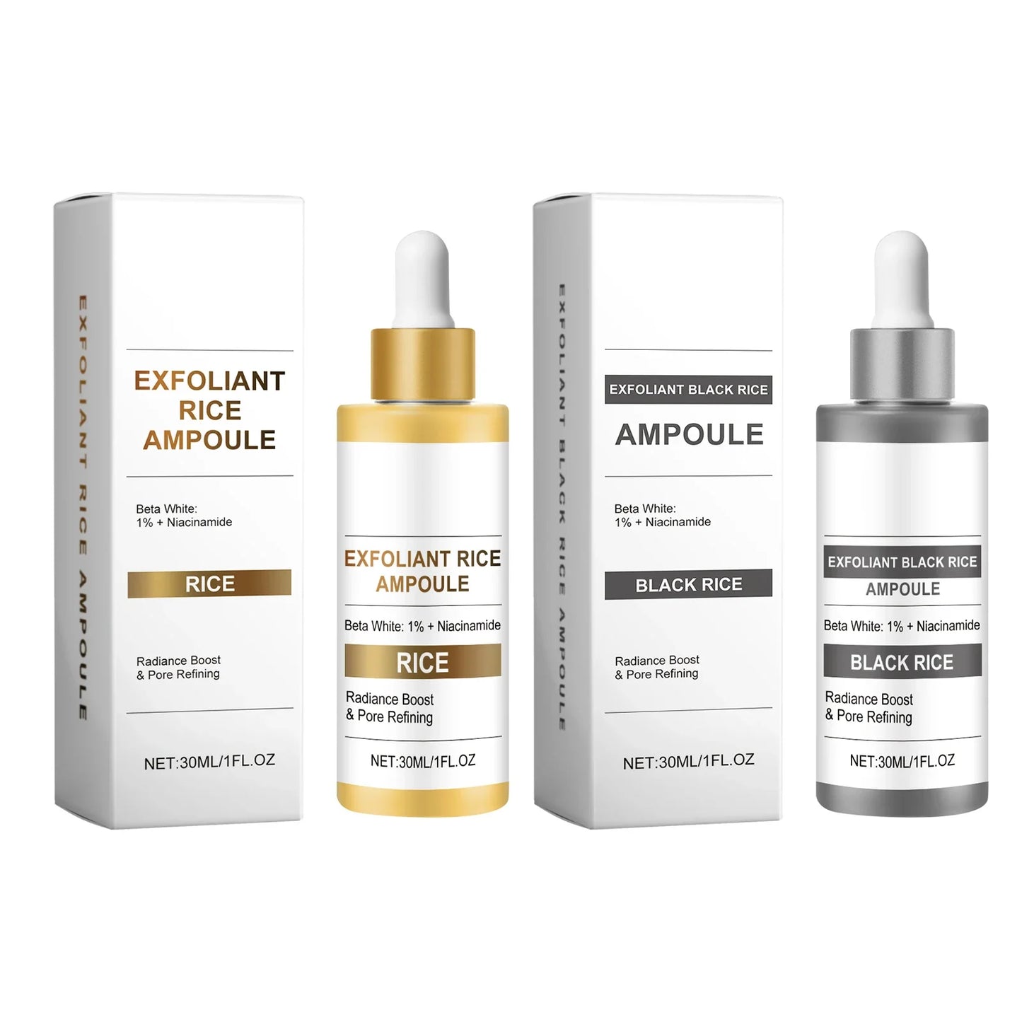 Black Rice Ampoule Brightening Exfoliant – Face & Body Scrub
